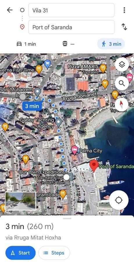 Vila 31 Sarandë Exteriör bild