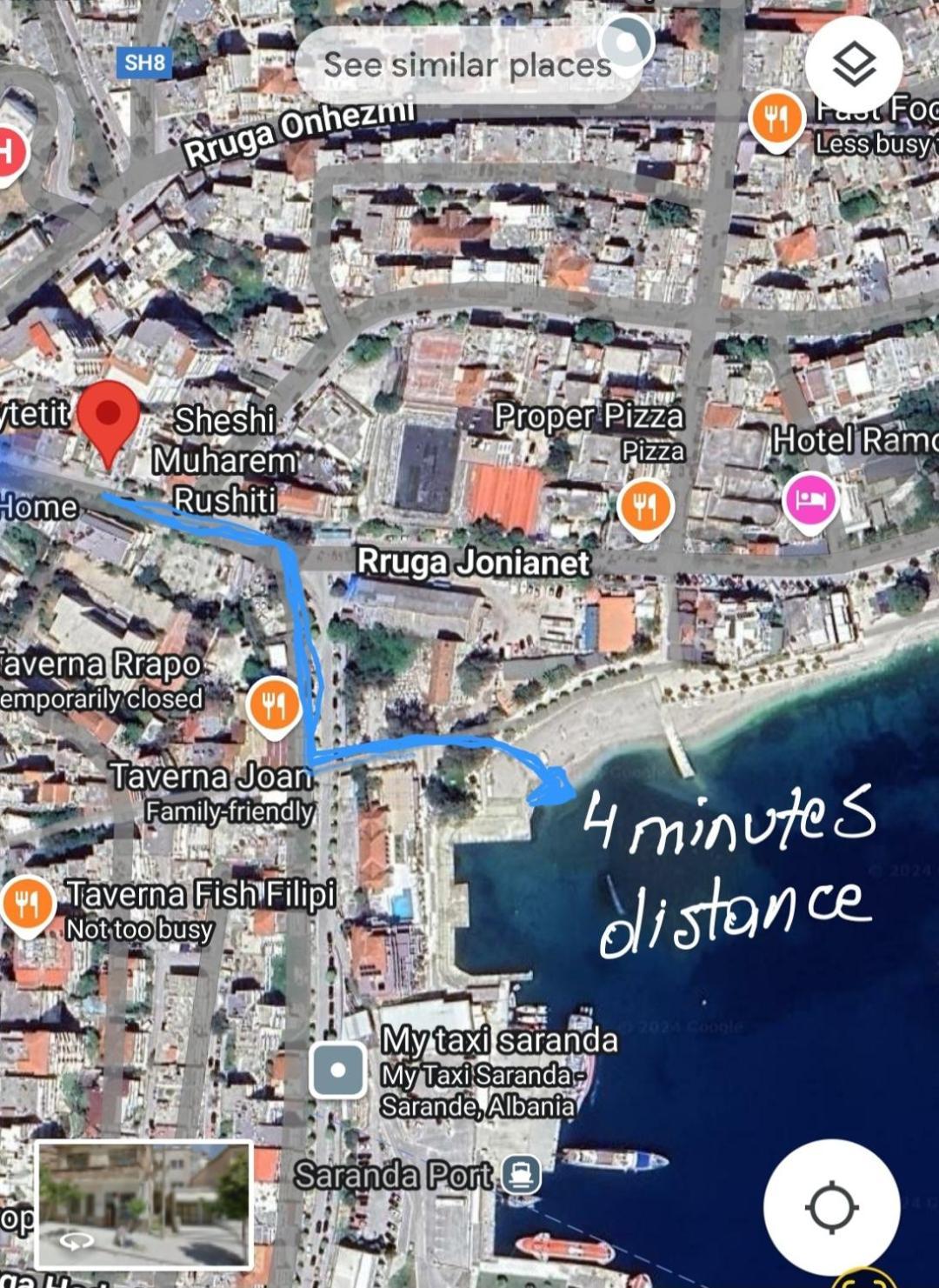 Vila 31 Sarandë Exteriör bild